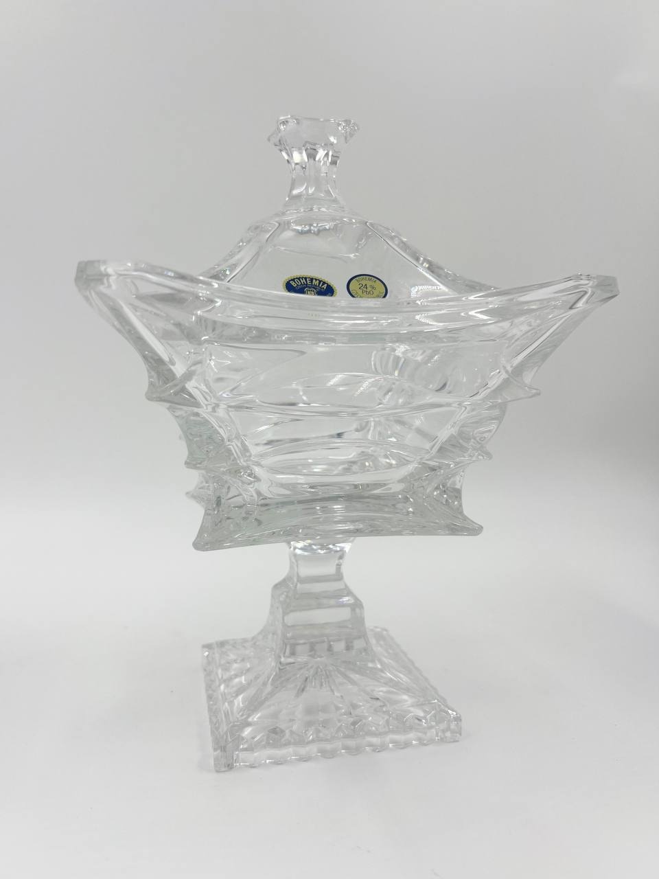 CRYSTAL BOHEMIA сахарница 55755/39750/250 1 шт, хрусталь
