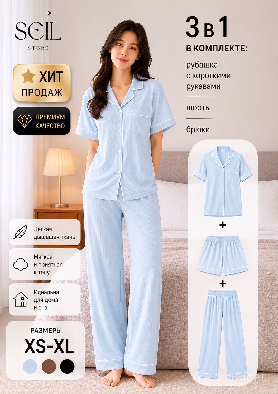 Комплект SEIL голубой