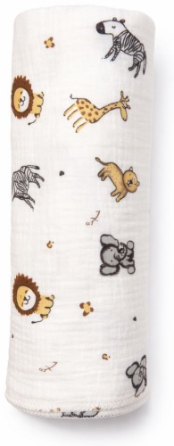 Пеленка муслиновая Safari M, 1 шт, 80x100 см
