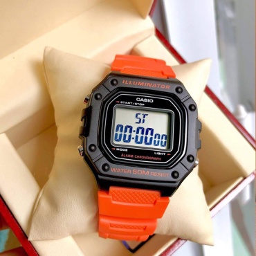 Кварцевые CASIO W-218H-4B2VDF полимерный пластик