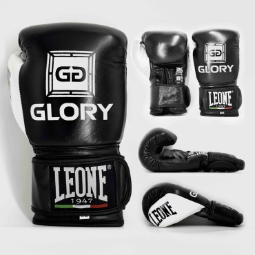 Боксерские перчатки Leone 12 oz черный