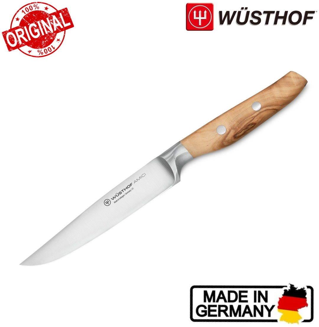 Для мяса WUSTHOF Amici Steak, лезвие: углеродистая сталь 1 шт