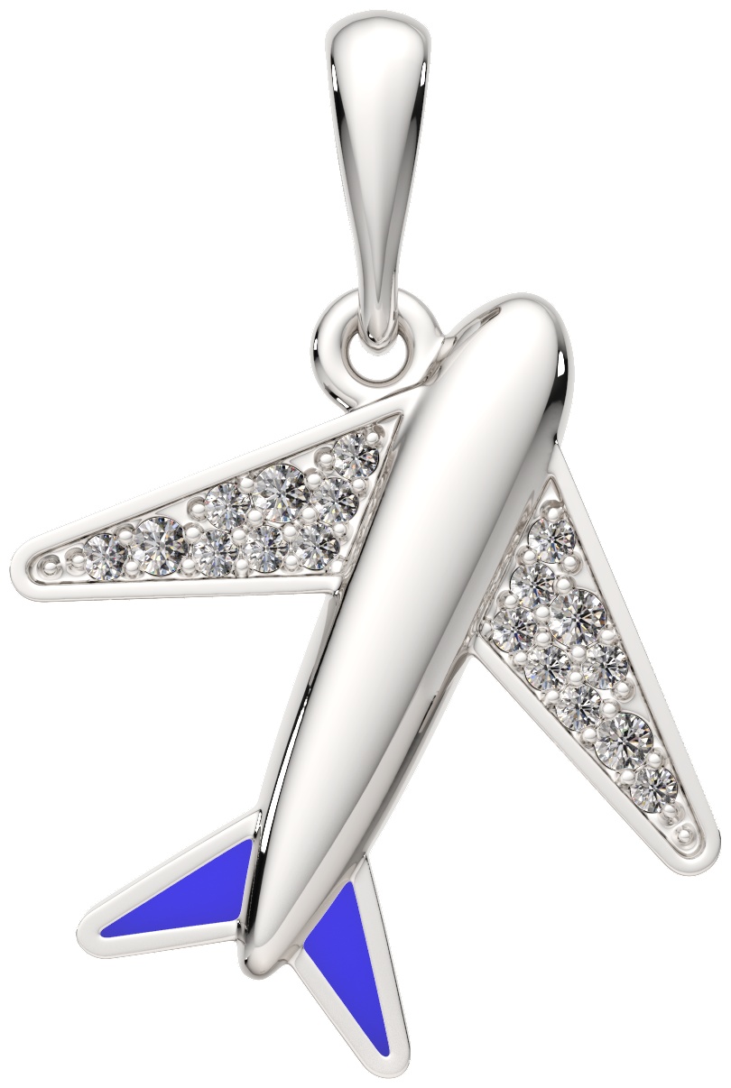 Подвеска Lucente Silver ZO-0440634.ZZ вес 1.03 г серебро, эмаль, фианит