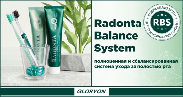 GLORYON зубная паста Radonta Balance System набор 150 г