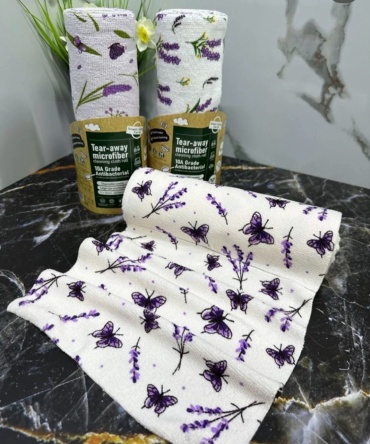 Тряпка универсальная HOME LAVANDA 20 шт, микрофибра