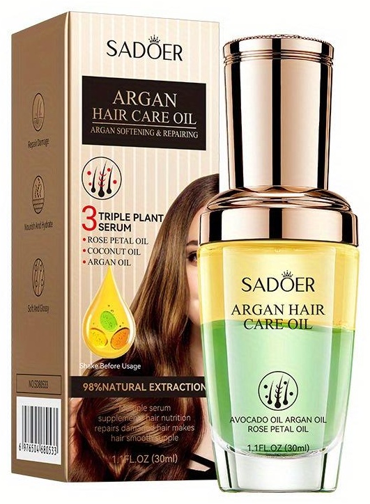 SADOER Moroccan Argan Oil Hair Care Essential Oil масло 30 мл