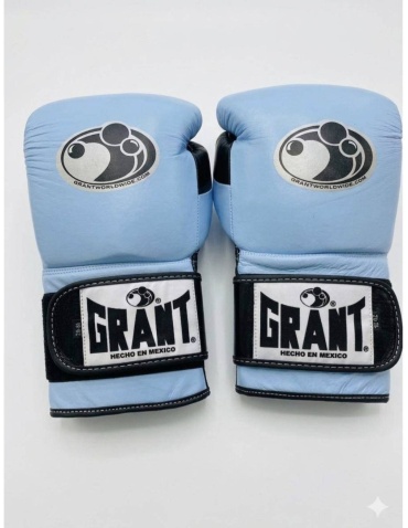 Боксерские перчатки GRANT 14 oz голубой