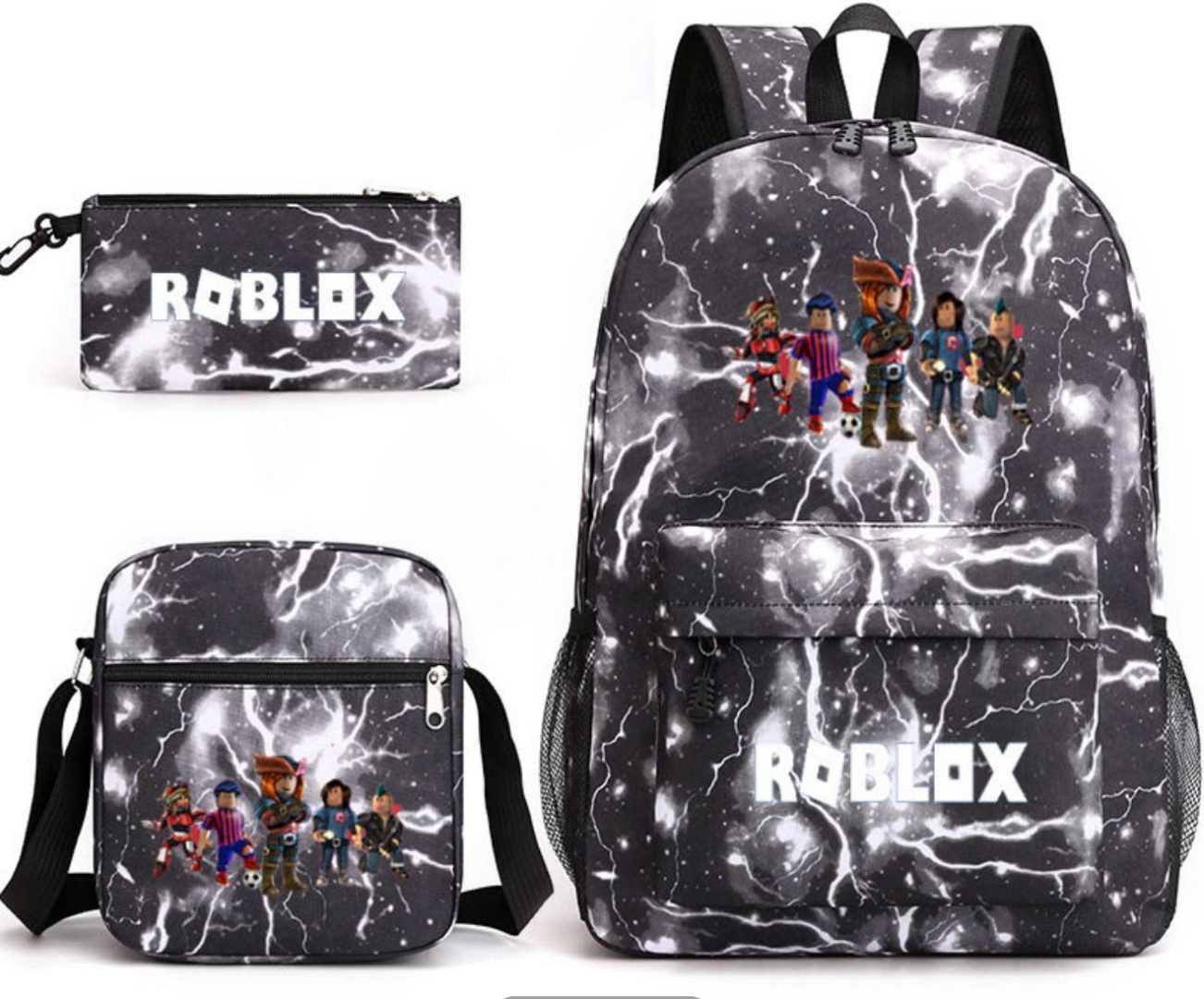 Комплект Roblox нейлон черный, белый