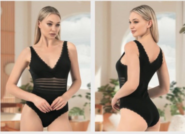 Боди-топ OZKAN UNDERWEAR черный