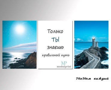 MP modulprint модульная картина Океан возможностей 160x70 см