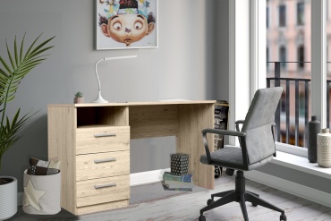 Euromebel Оскар 3SN, 00060448 парта, 120x60x74 см, светло-коричневый