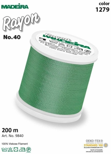 Madeira Rayon № 40 9840-1279 200 м 1 шт