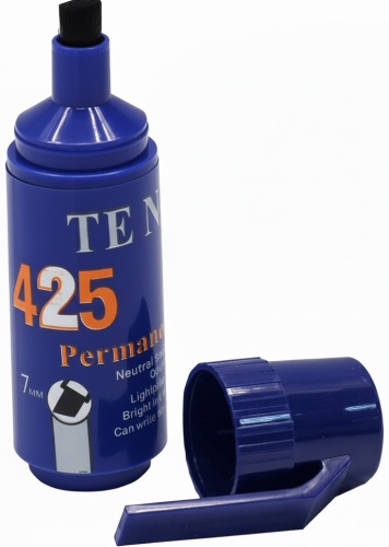 Маркер Te Neng МК 425-Blue, 1 шт, 7 мм, синий