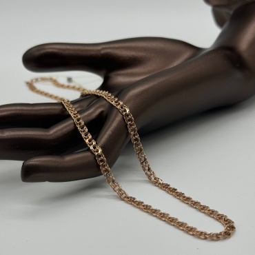 Ballerina Jewelry Золото России K0042 длина 55 см, вес 4.3 г золото, плетение бисмарк