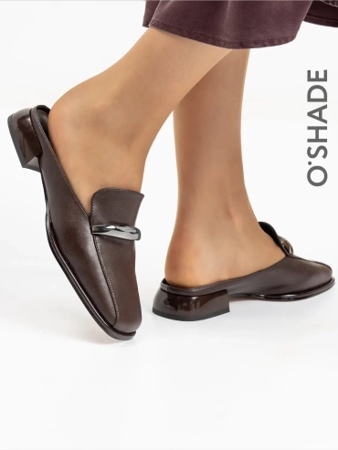 Мюли Oshade коричневый