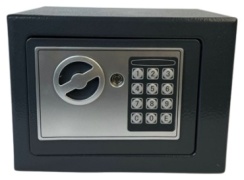 Сейф S17E/GR ключевой, кодовый механический замок (230х170х170 мм)