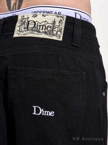 Джинсы прямые DIME черный