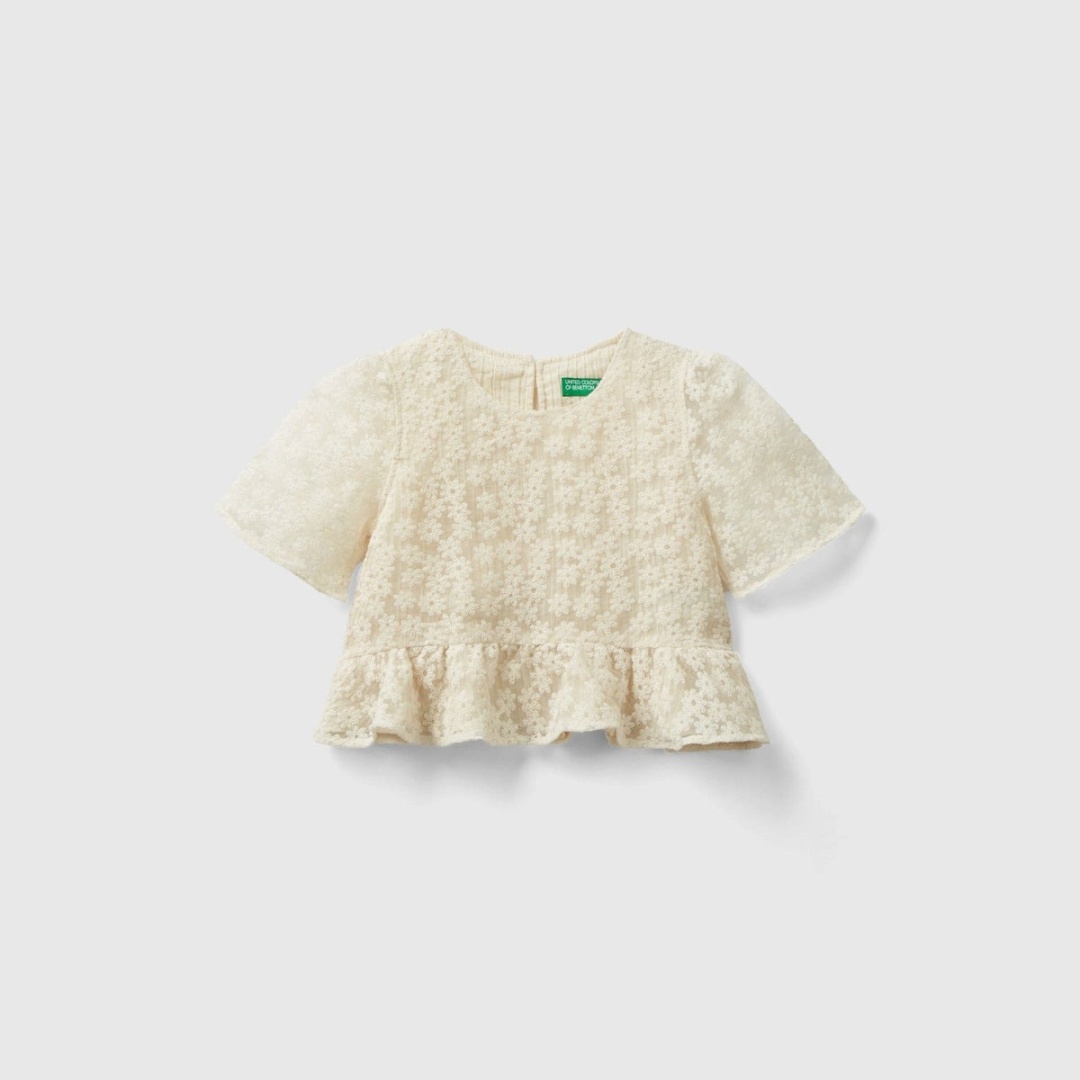 Блузка UNITED COLORS OF BENETTON синий