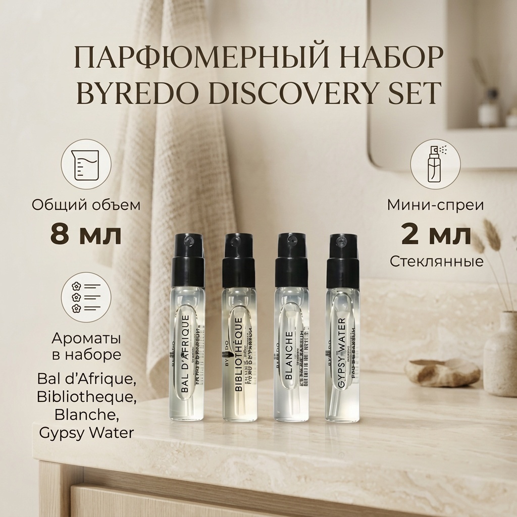 Byredo Discovery set парфюмерный набор 8 мл, унисекс
