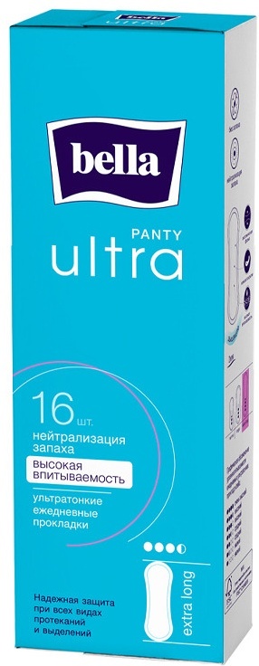 Bella прокладки ежедневные Panty Ultra Extra Long 16 шт