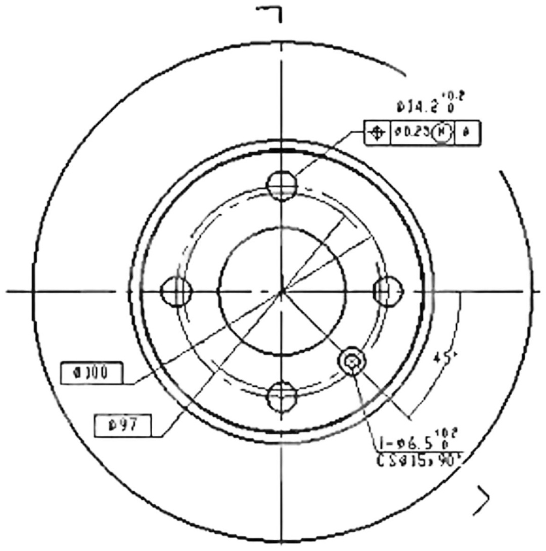 Диски PATRON задние PBD4050