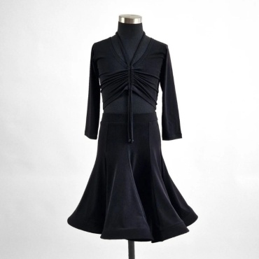 Юбка S&F 27 002 JER BLK Юбка годе, кринолин, 128(30) черный 128