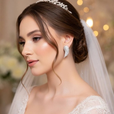 Серьги Fashion Jewelry бижутерный сплав, стразы