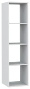 Стеллаж напольный Askona Scout (Скаут), 36.8x39x142.5 см, белый