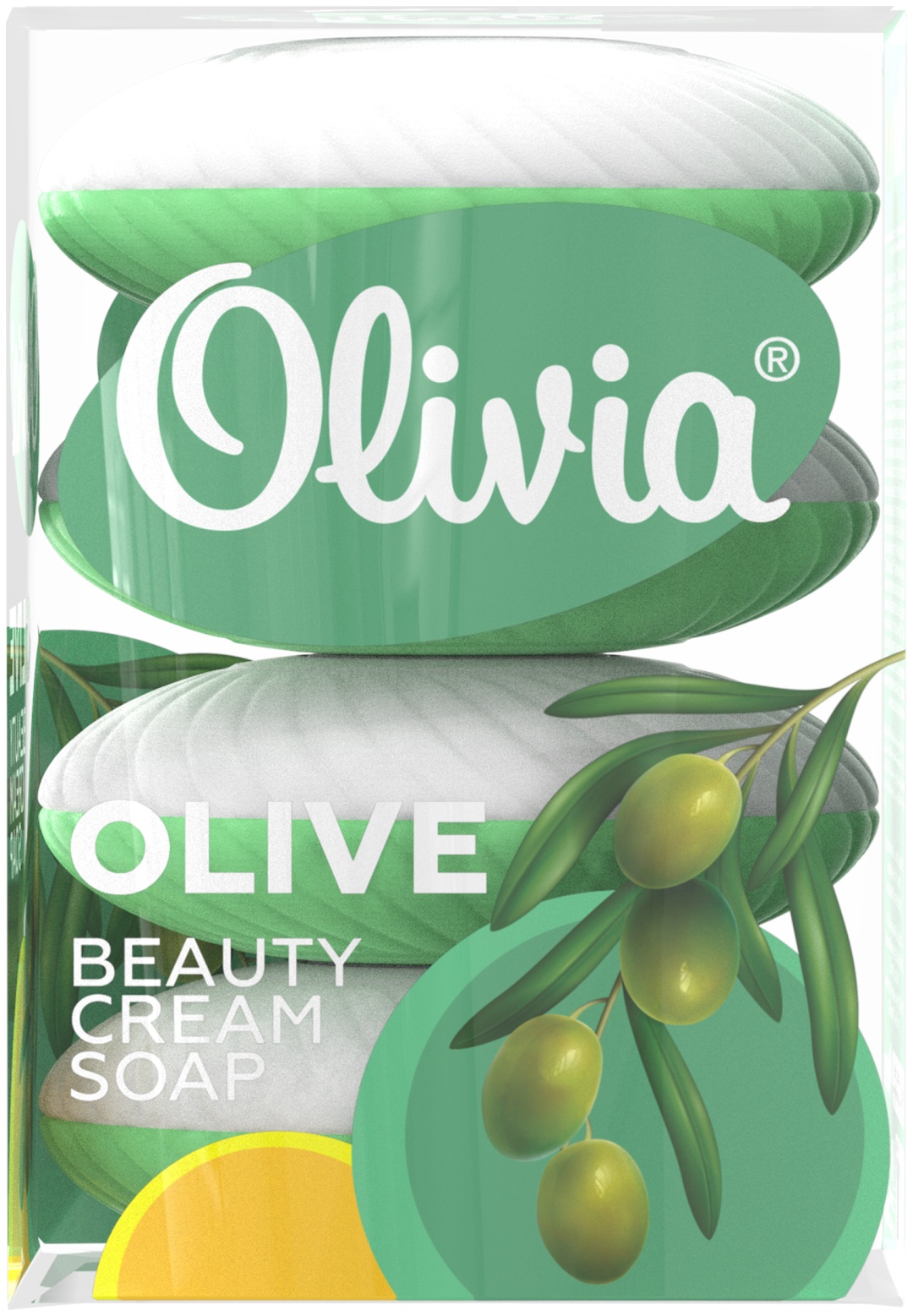 Кусковое мыло туалетное Olivia OLIVE 420 г