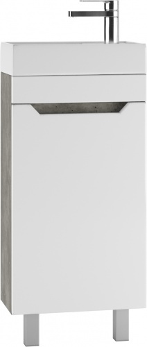 Тумба с раковиной Айсберг DM2330T, 39.2x72x21.2 см, серый