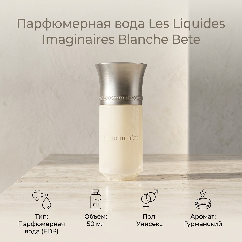 Les Liquides Imaginaires Blanche Bete парфюмерная вода EDP 50 мл, унисекс