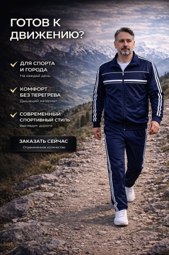 Спортивный костюм Montana Sport синий