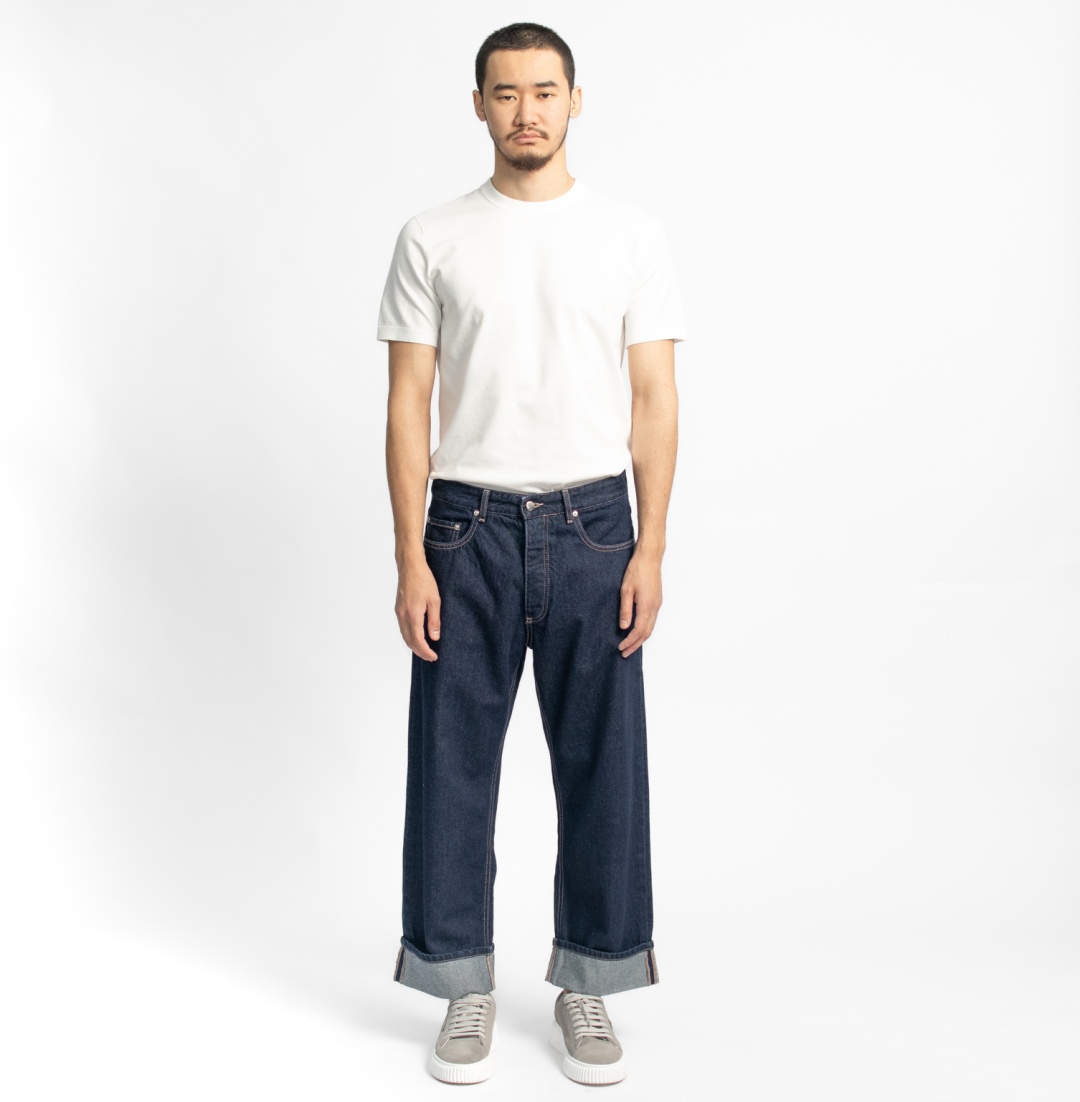 Джинсы свободного кроя ICON DENIM синий