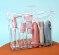 Флакон дорожный пластик, силикон 8 шт