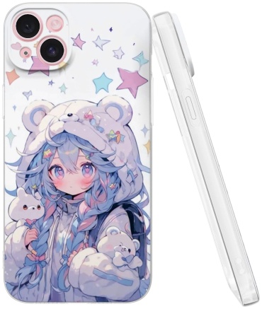 Чехол Mcover для Apple iPhone 15 Plus рисунок