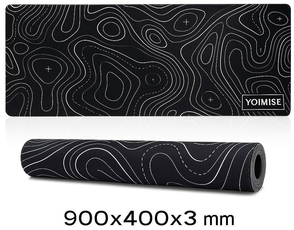 Коврик для мыши YOIMISE KCHL 900x400x3 мм черный
