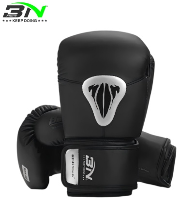 Боксерские перчатки BN Fight 12 oz черный