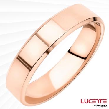 Lucente WED-LU-585-3323702308-175 размер 17.5 вес 1.96 г золото, без вставок