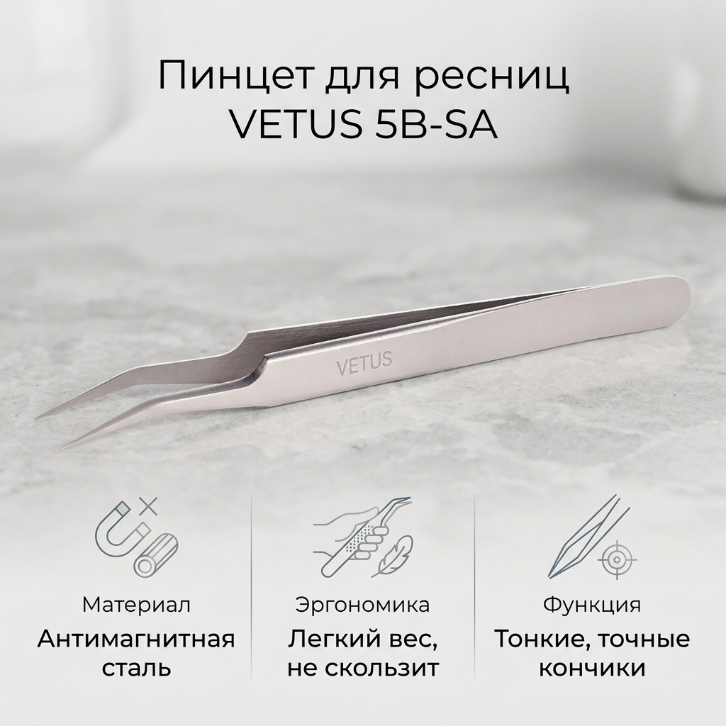 VETUS пинцет 1 шт