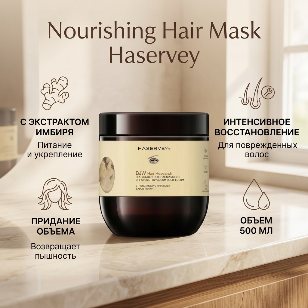 Haservey маска Nourishing Hair Mask 500 мл