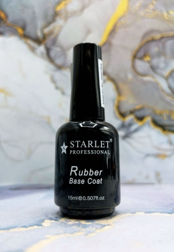 NailShop.kz базовое покрытие Rubber Starlet глянцевое 15 мл