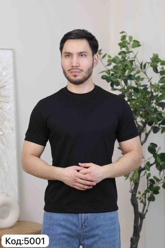 Футболка черный, синий