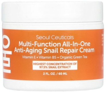 Seoul Ceuticals крем Многофункциональный восстанавливающий омолаживающий крем с улиткой, 60 мл для лица 60 мл