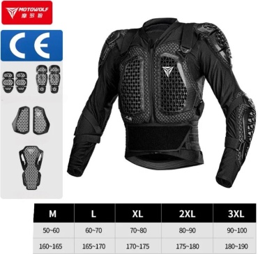 Моточерепаха Motowolf черный L