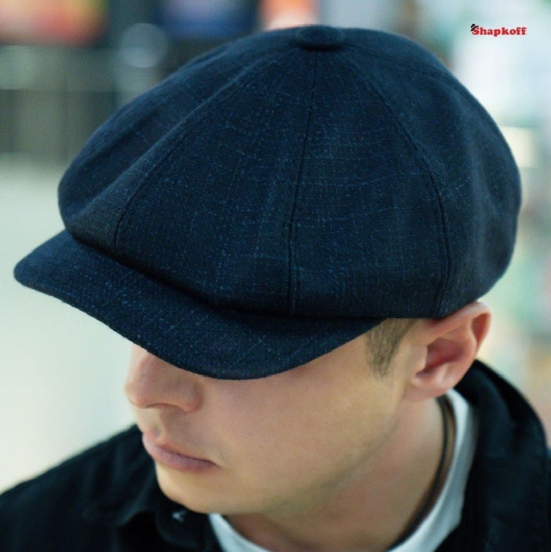 Кепи Shapkoff размер 59, синий, джинсовый синий