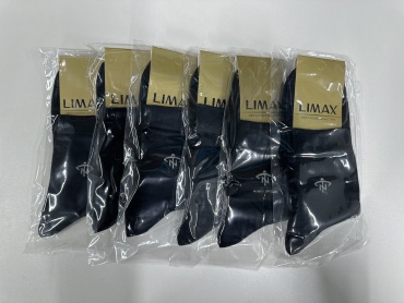 Носки LIMAX 12 пар черный 41-43