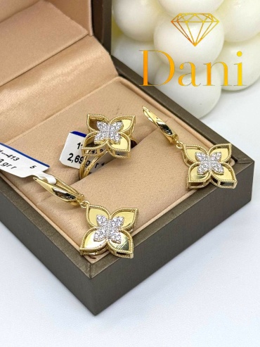 Dani DANI-KMP-1995 вес 7.65 г золото, фианит
