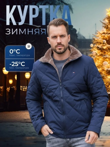 Демисезонная куртка синий