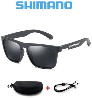 SHIMANO солнцезащитные очки квадратные однотонные