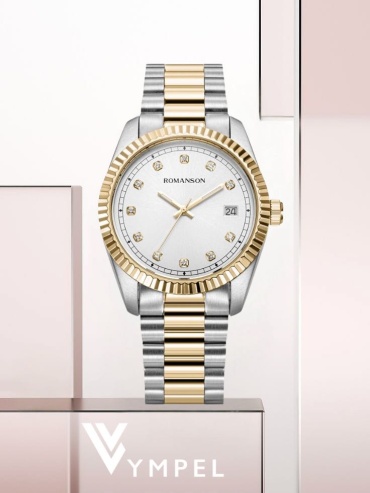 Кварцевые ROMANSON Romanze gold нержавеющая сталь